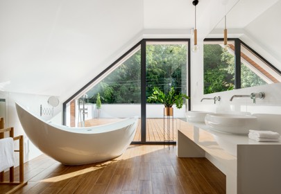 Parquet salle de bain